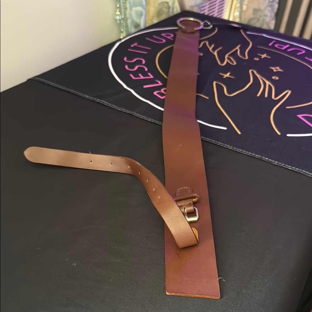 Brown Leather Belt